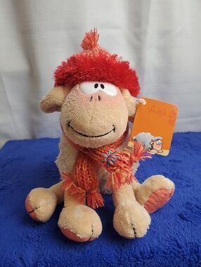 Vanillivi White Sheep Plush NWT By Depesche Diddl Cartoon GERMANY VHTF